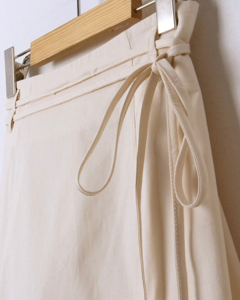 Cotton Ribbon String Skirt