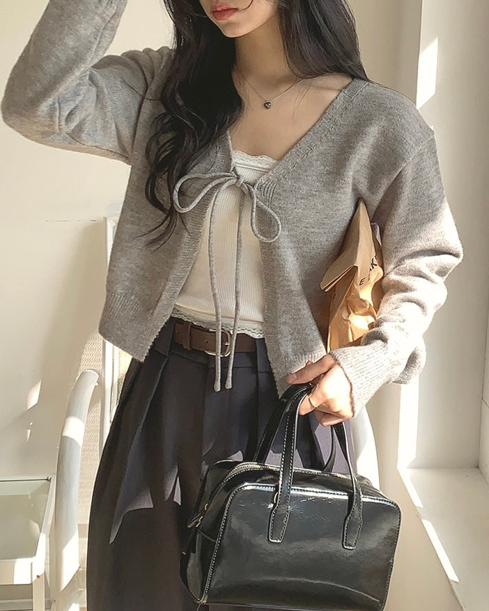 Bonbon Ribbon Cardigan