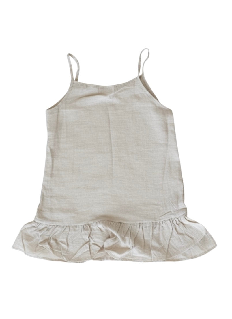 Frill Sleeveless Blouse Set