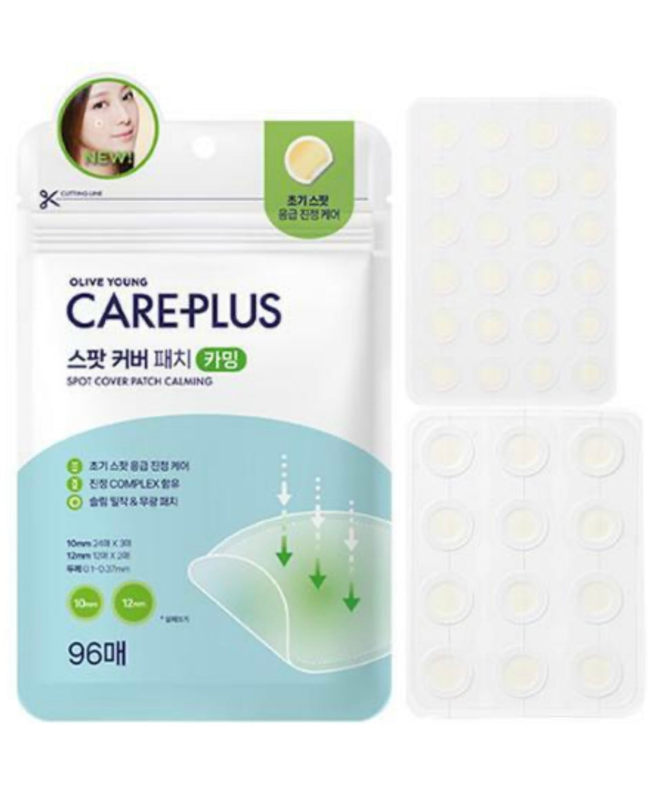 Care Plus Spot Cover Patch Calming 96 Count (For use before popping)
