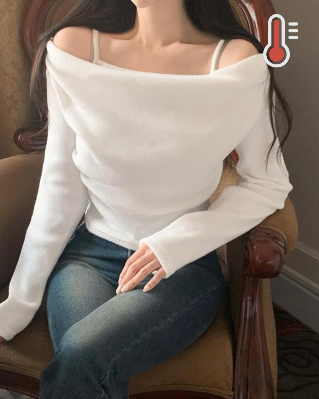 Stay-On Off-Shoulder Knit