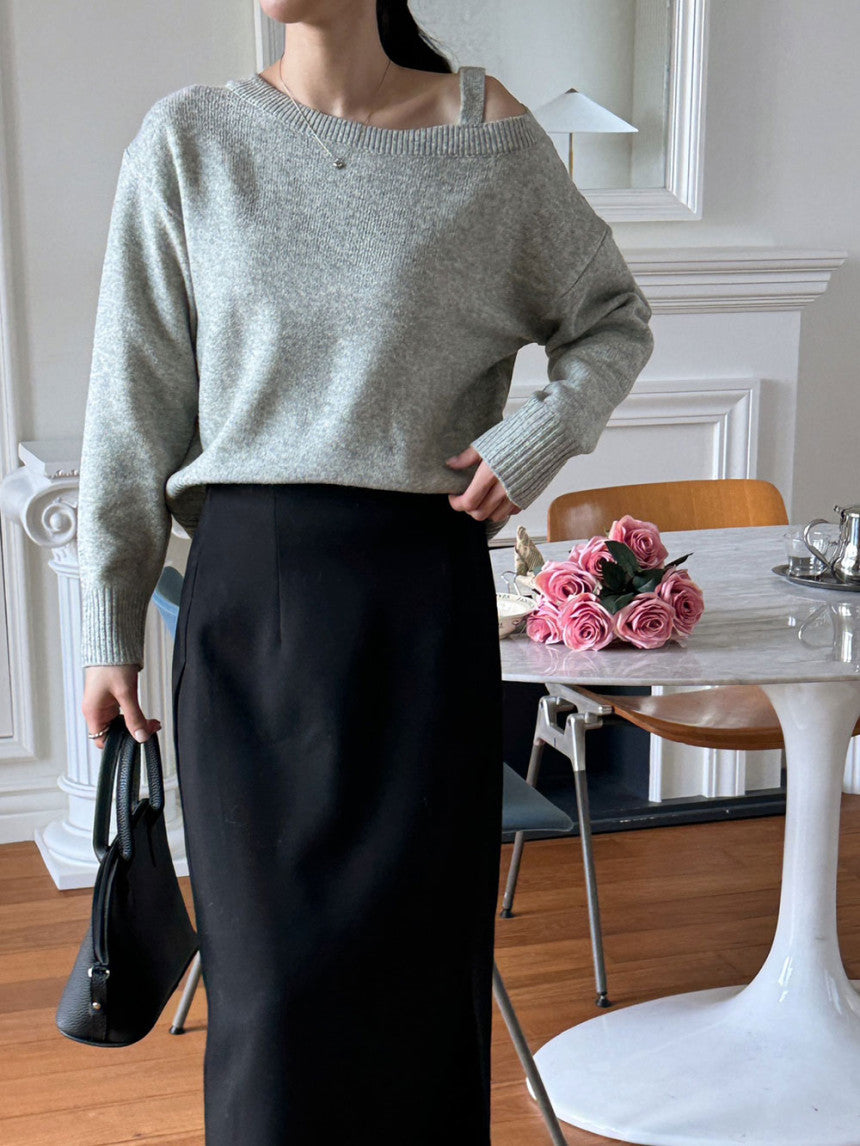 Soft Whisper Off-Shoulder Knit