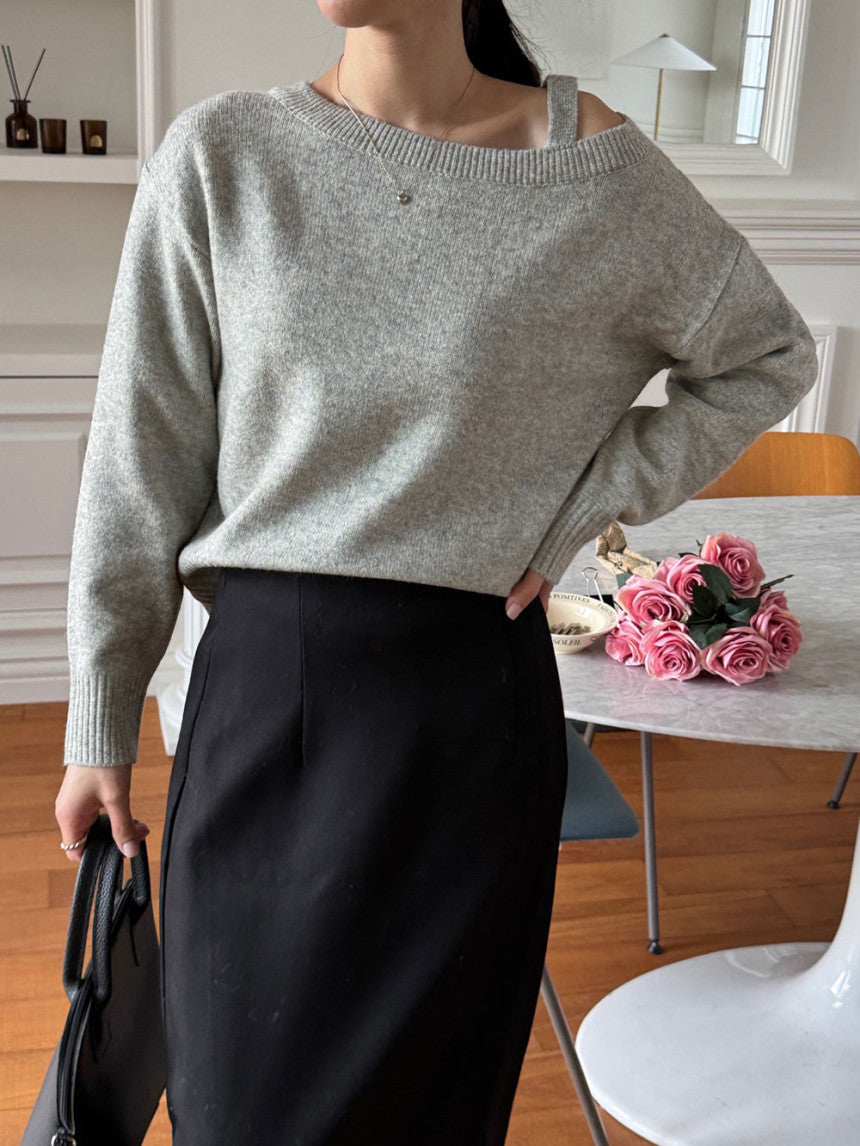 Soft Whisper Off-Shoulder Knit