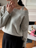 Soft Whisper Off-Shoulder Knit