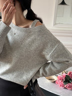 Soft Whisper Off-Shoulder Knit