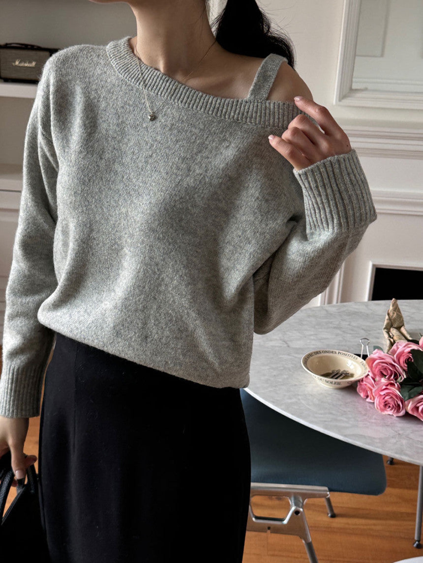 Soft Whisper Off-Shoulder Knit