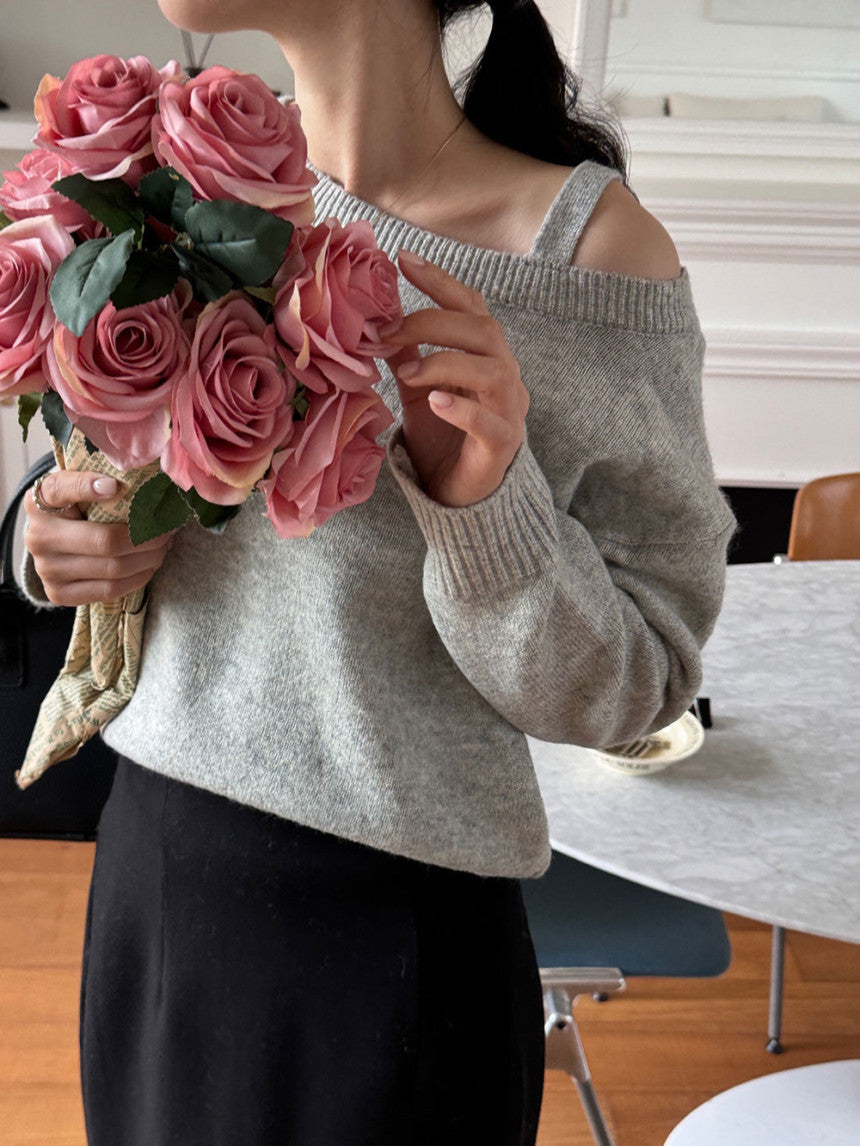 Soft Whisper Off-Shoulder Knit