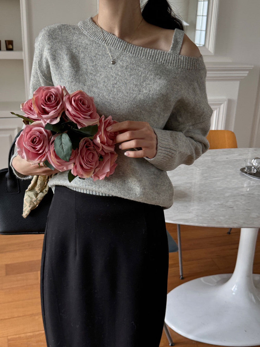 Soft Whisper Off-Shoulder Knit