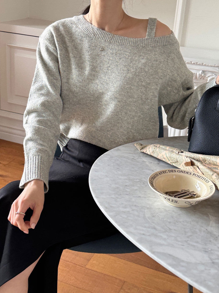 Soft Whisper Off-Shoulder Knit