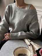 Soft Whisper Off-Shoulder Knit