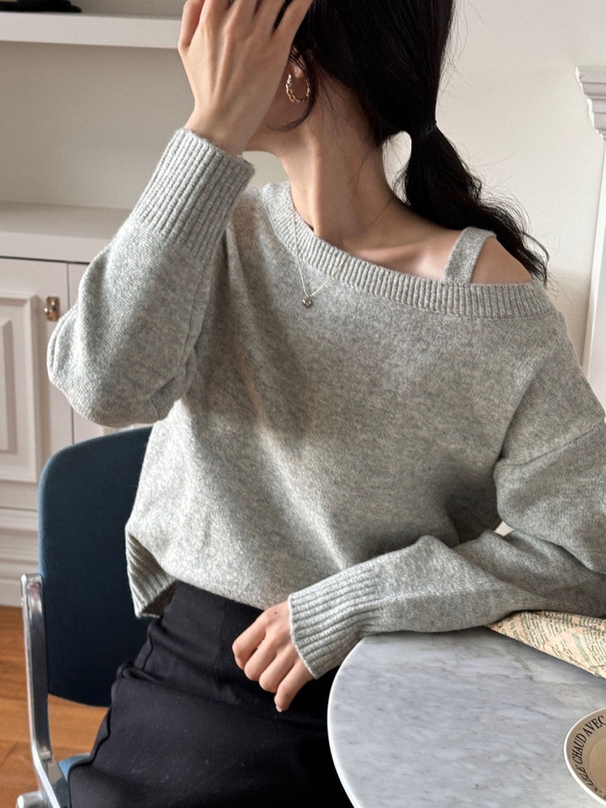 Soft Whisper Off-Shoulder Knit