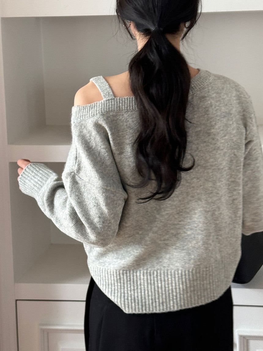 Soft Whisper Off-Shoulder Knit