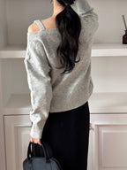 Soft Whisper Off-Shoulder Knit
