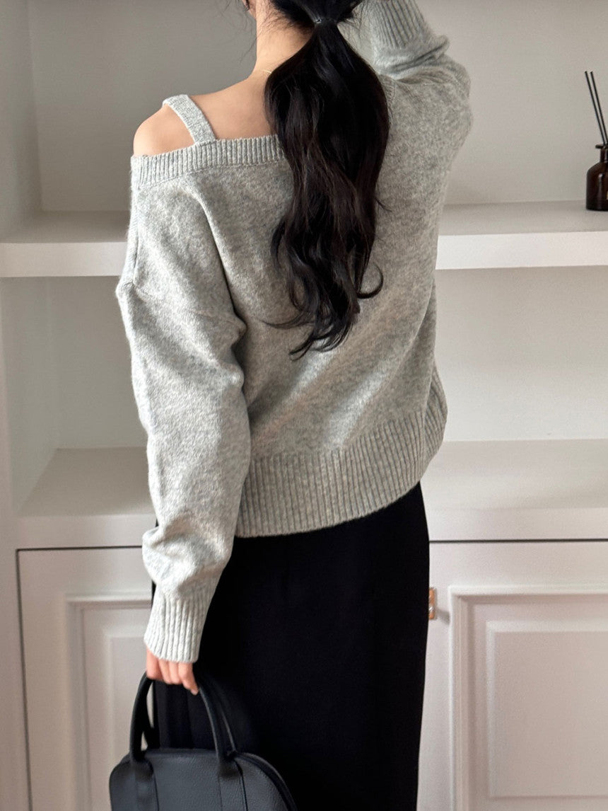 Soft Whisper Off-Shoulder Knit