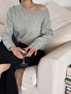Soft Whisper Off-Shoulder Knit