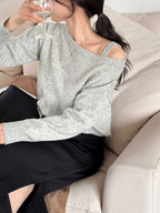 Soft Whisper Off-Shoulder Knit