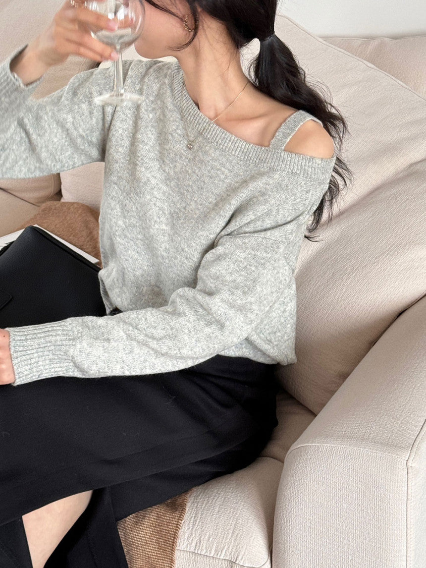 Soft Whisper Off-Shoulder Knit
