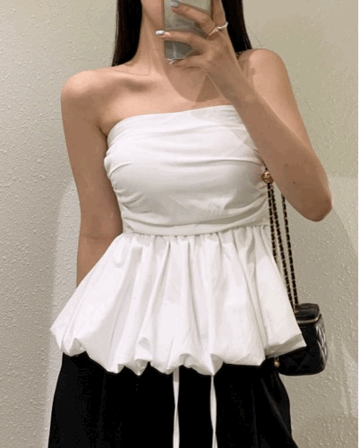 Pumpkin Banding Tube Top