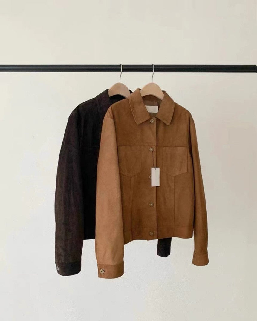Brick Suede Jacket