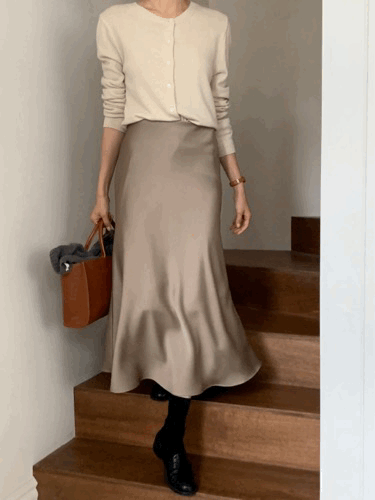 [S,M] Jian Satin Skirt