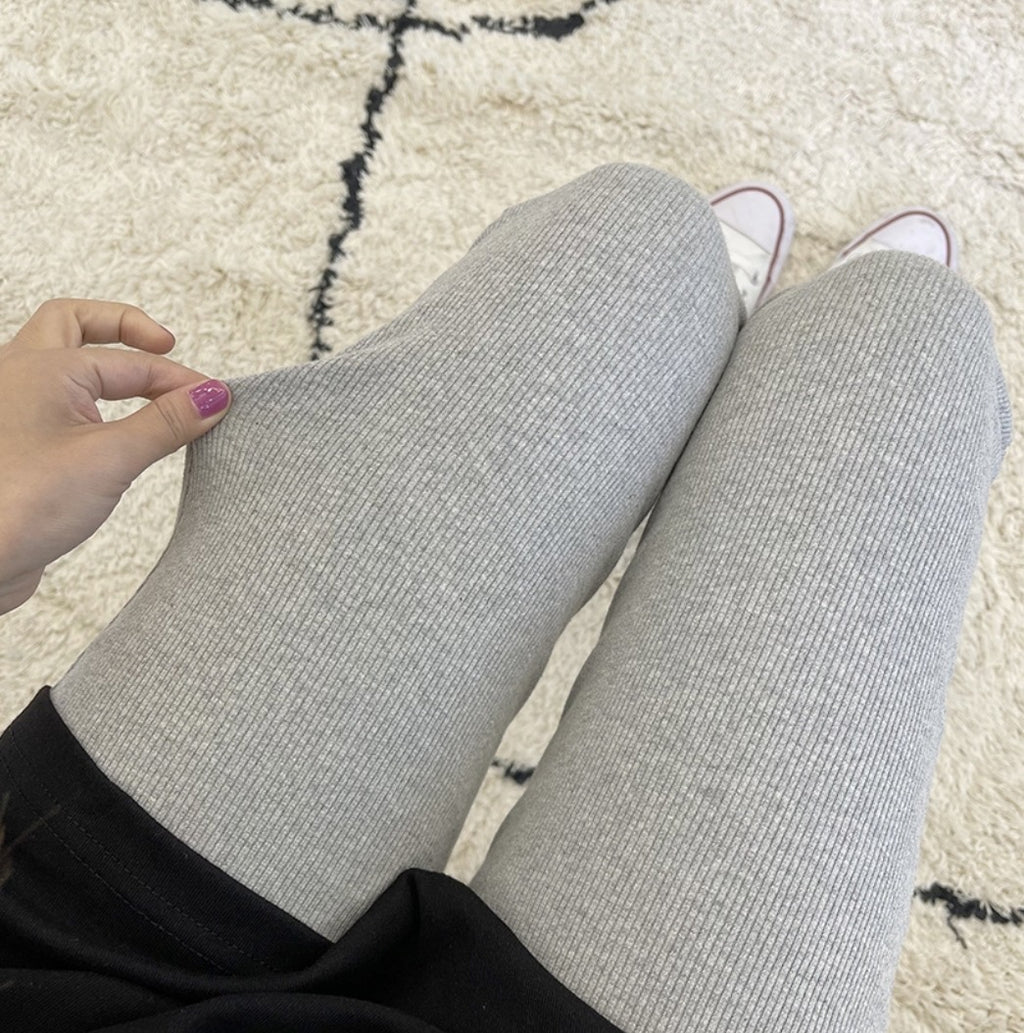 Ribbed Flare Pants