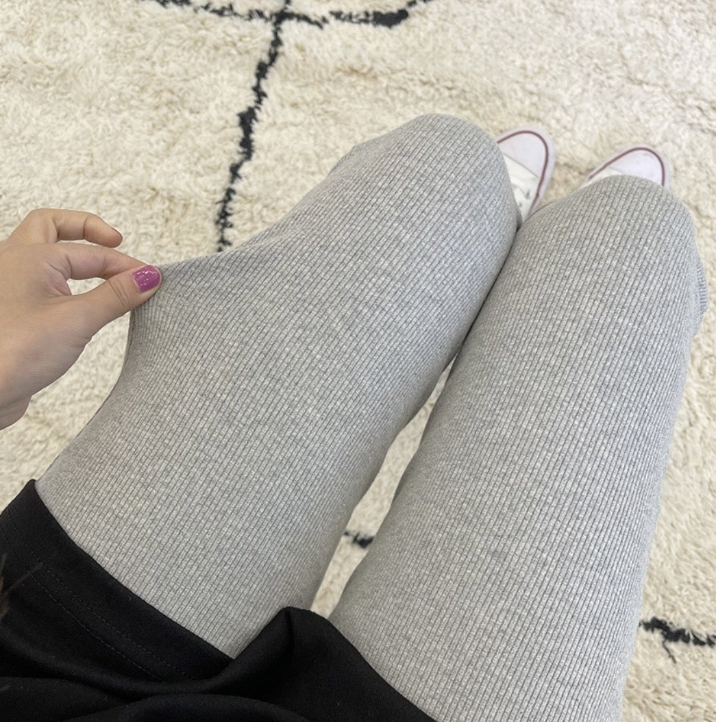 Ribbed Flare Pants