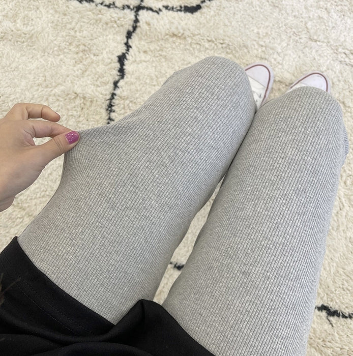 Ribbed Flare Pants