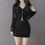 Mink Two-Piece Set ( Built in Underpants )