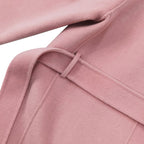 Pink Handmade 100% Wool Coat