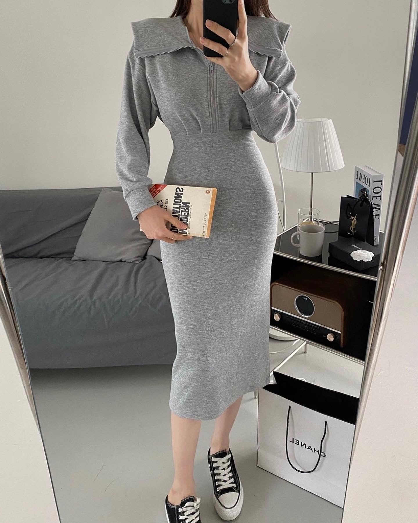 Balmy Zip-up Dress