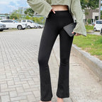 Ribbed Flare Pants