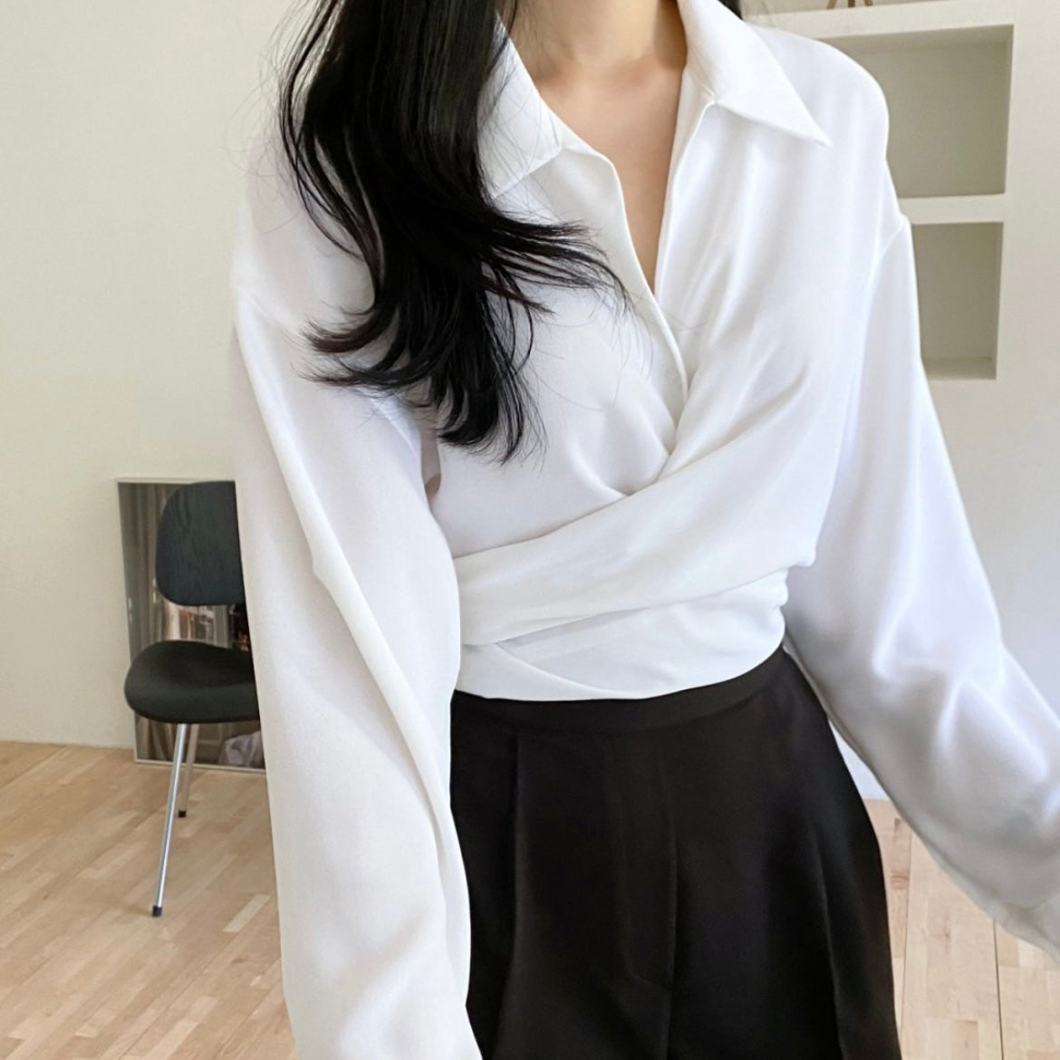 Vivas Back Ribbon Blouse