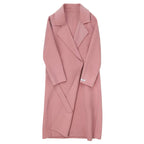 Pink Handmade 100% Wool Coat