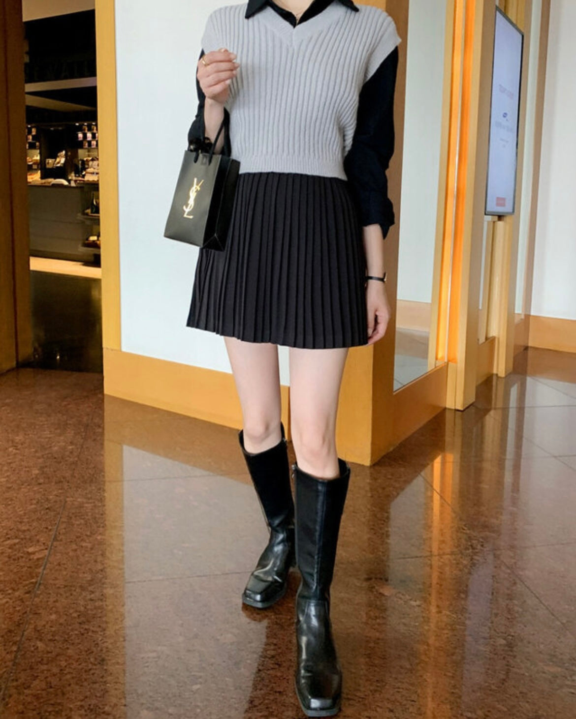 Mini Pleats Skirt