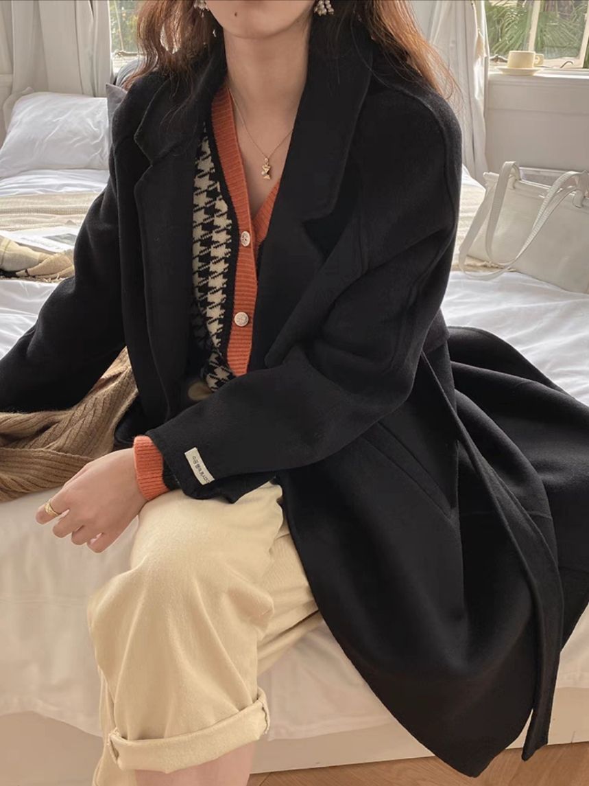 Parisian 100% Wool Trench Coat