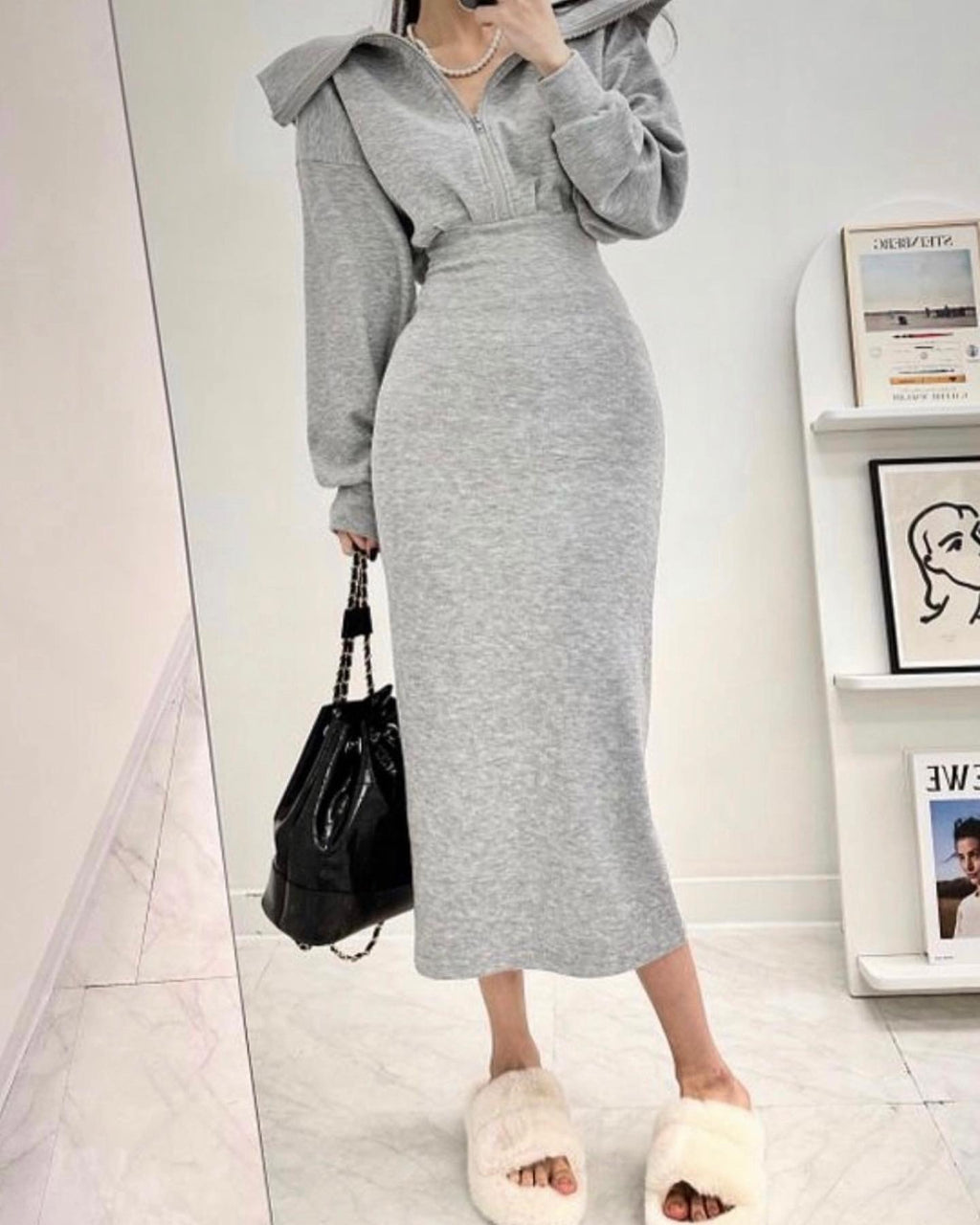 Balmy Zip-up Dress