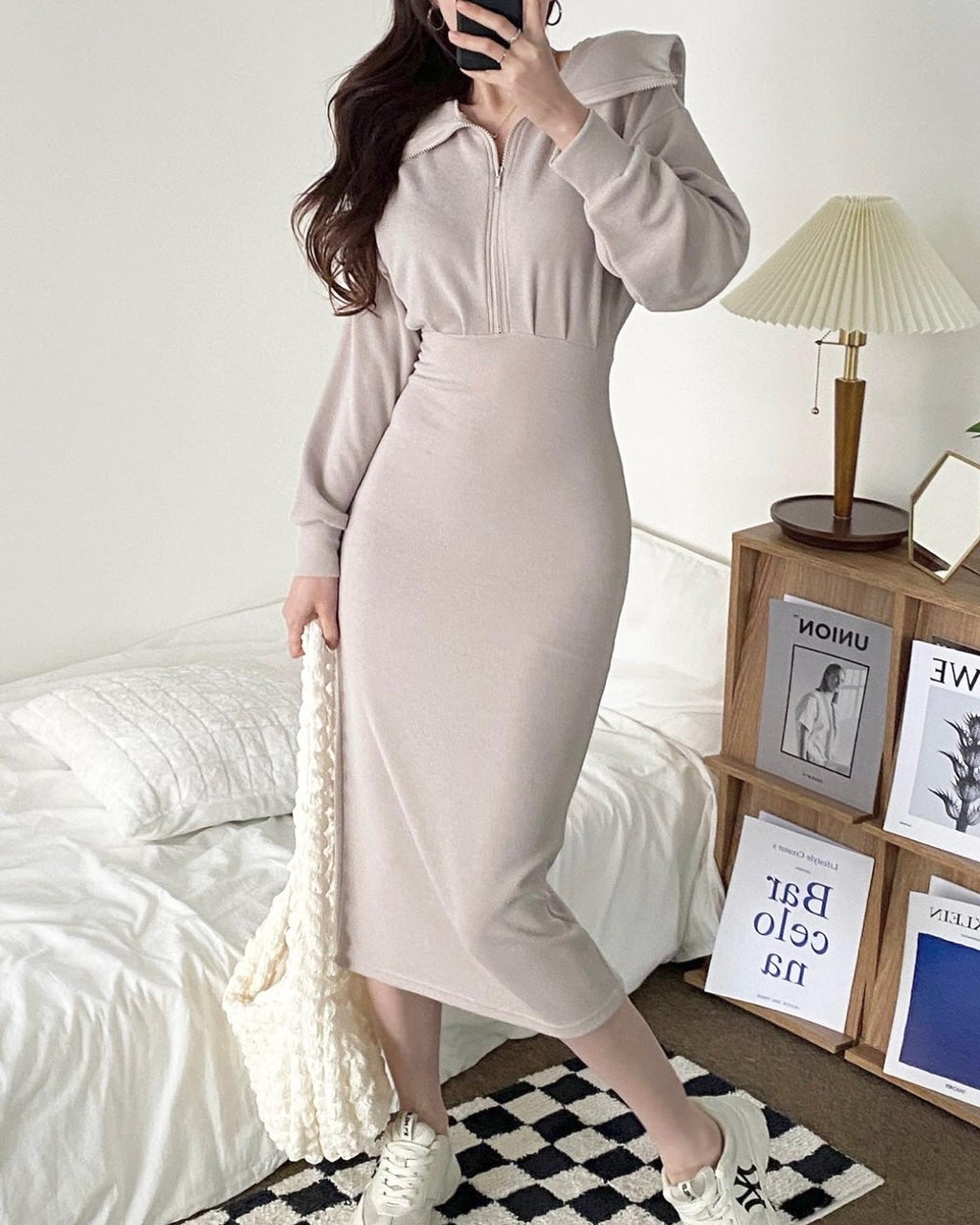 Balmy Zip-up Dress