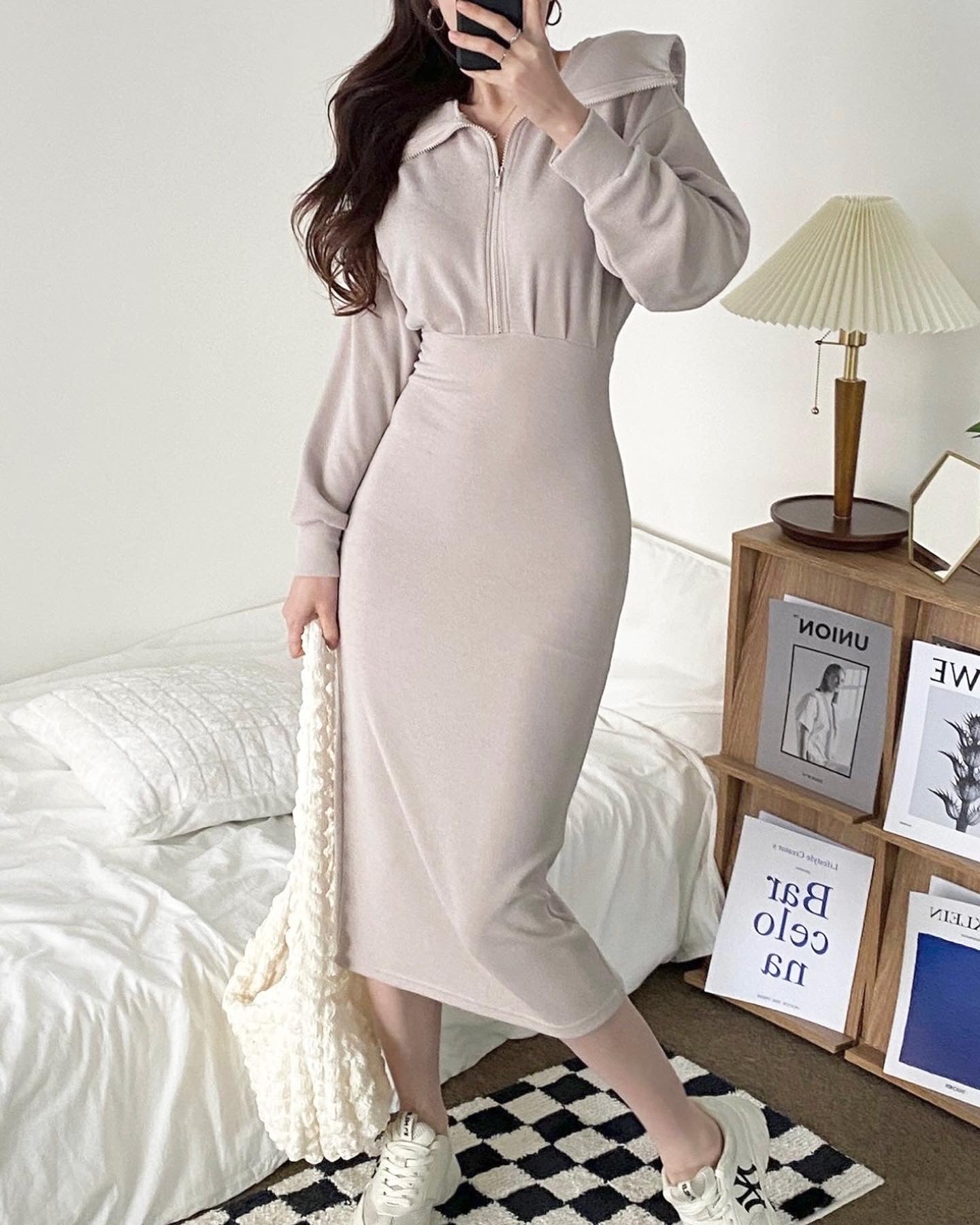Balmy Zip-up Dress