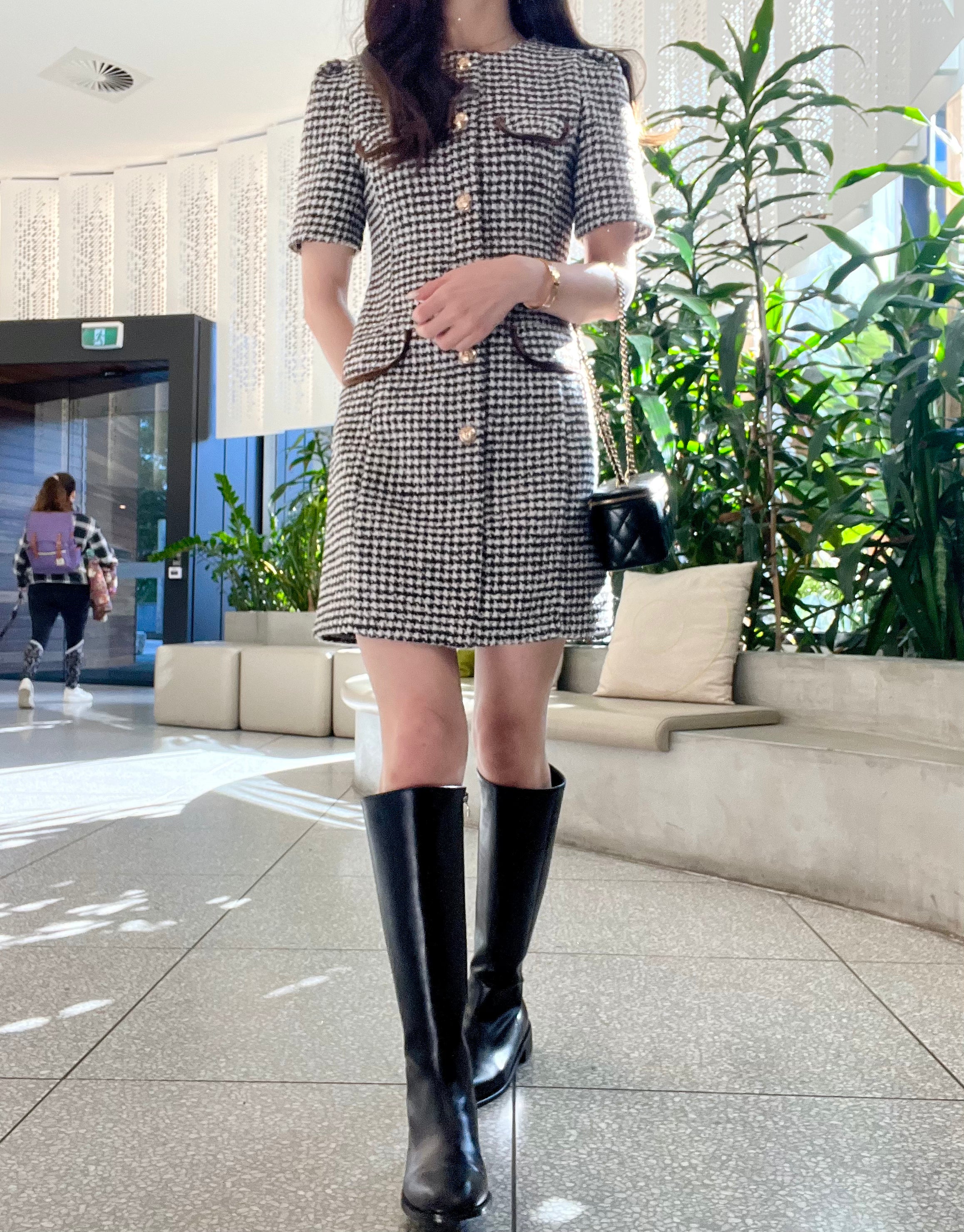 Angela Wool Tweed Dress