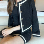 Jenny Wool Tweed Jacket & Skirt Set