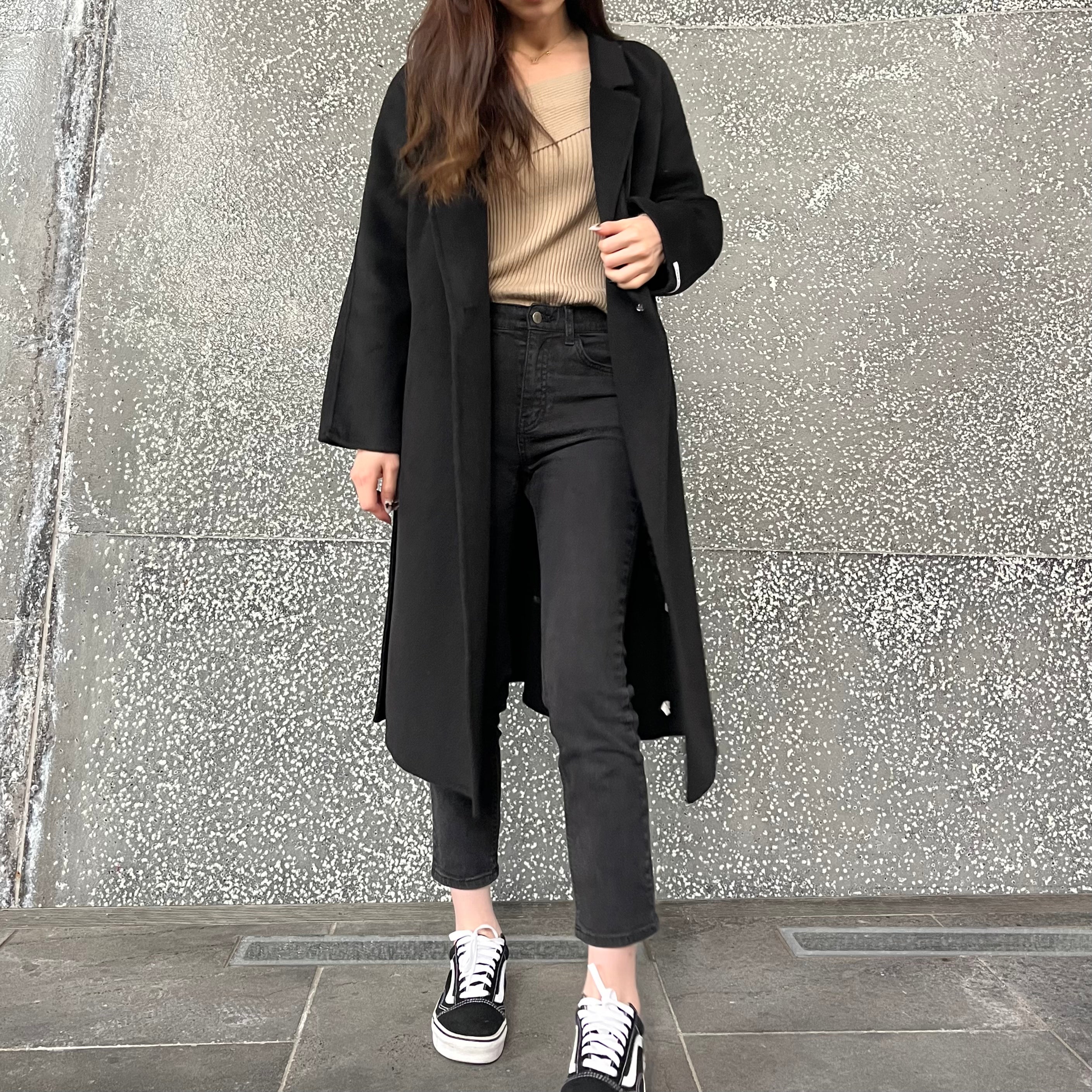 Parisian 100% Wool Trench Coat