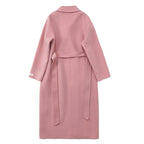 Pink Handmade 100% Wool Coat