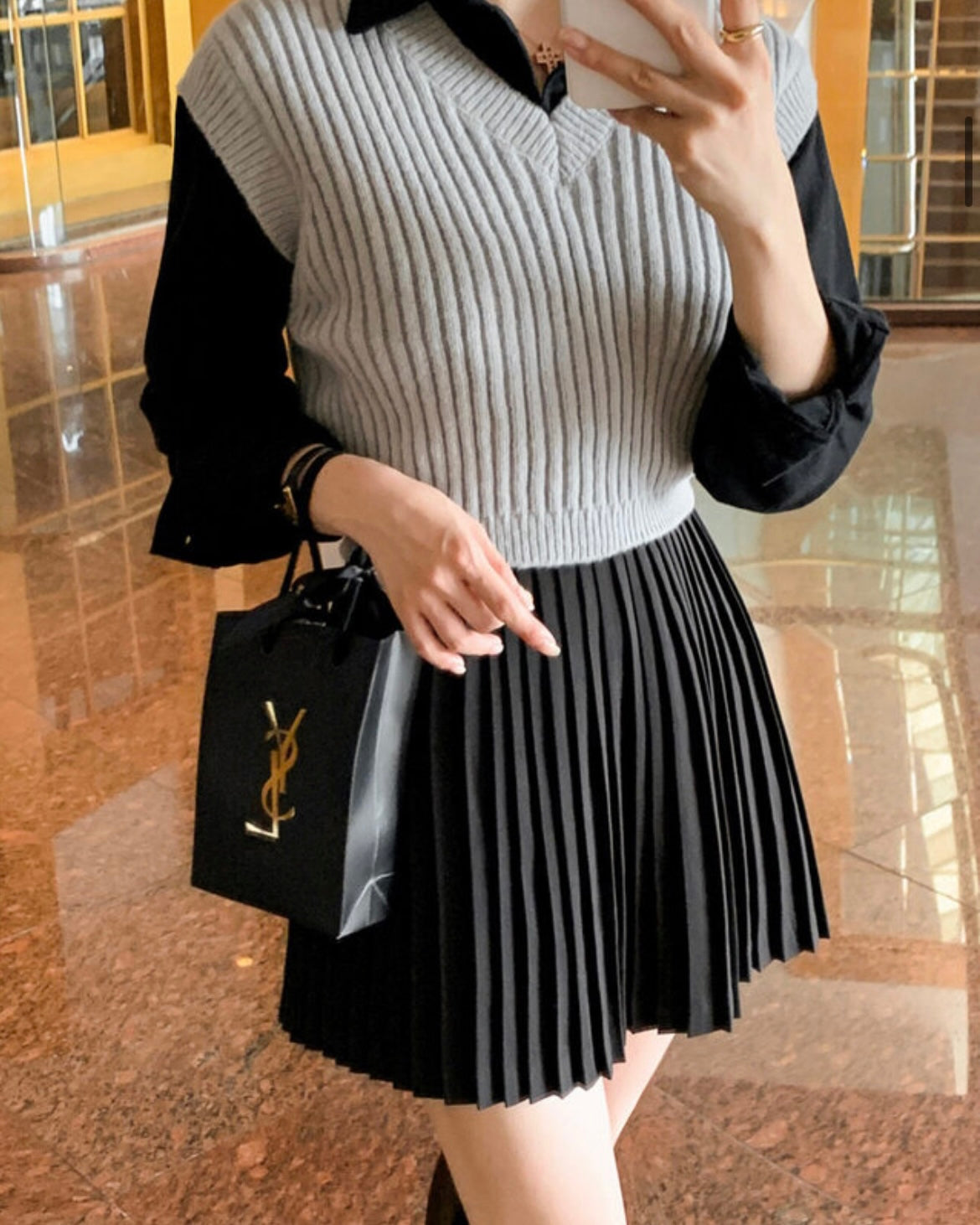 Mini Pleats Skirt