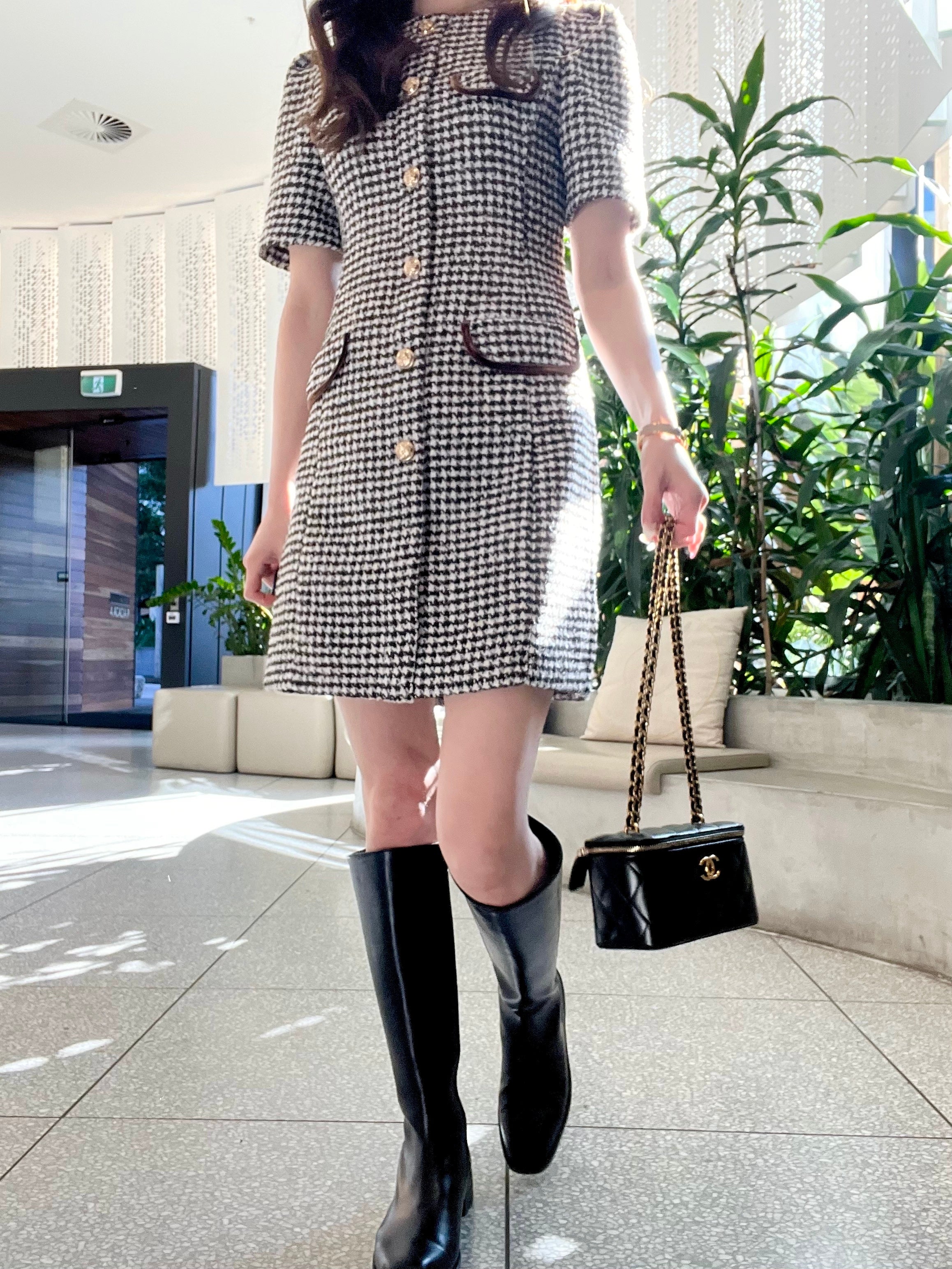 Angela Wool Tweed Dress