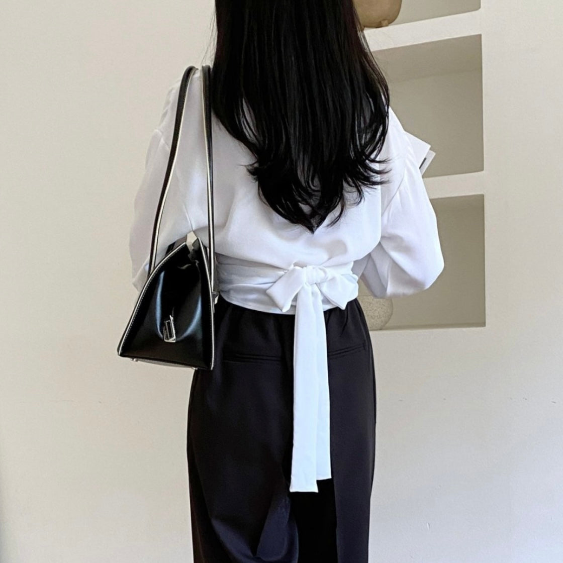 Vivas Back Ribbon Blouse