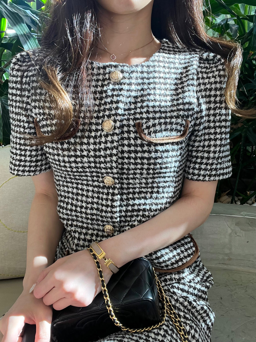 Angela Wool Tweed Dress
