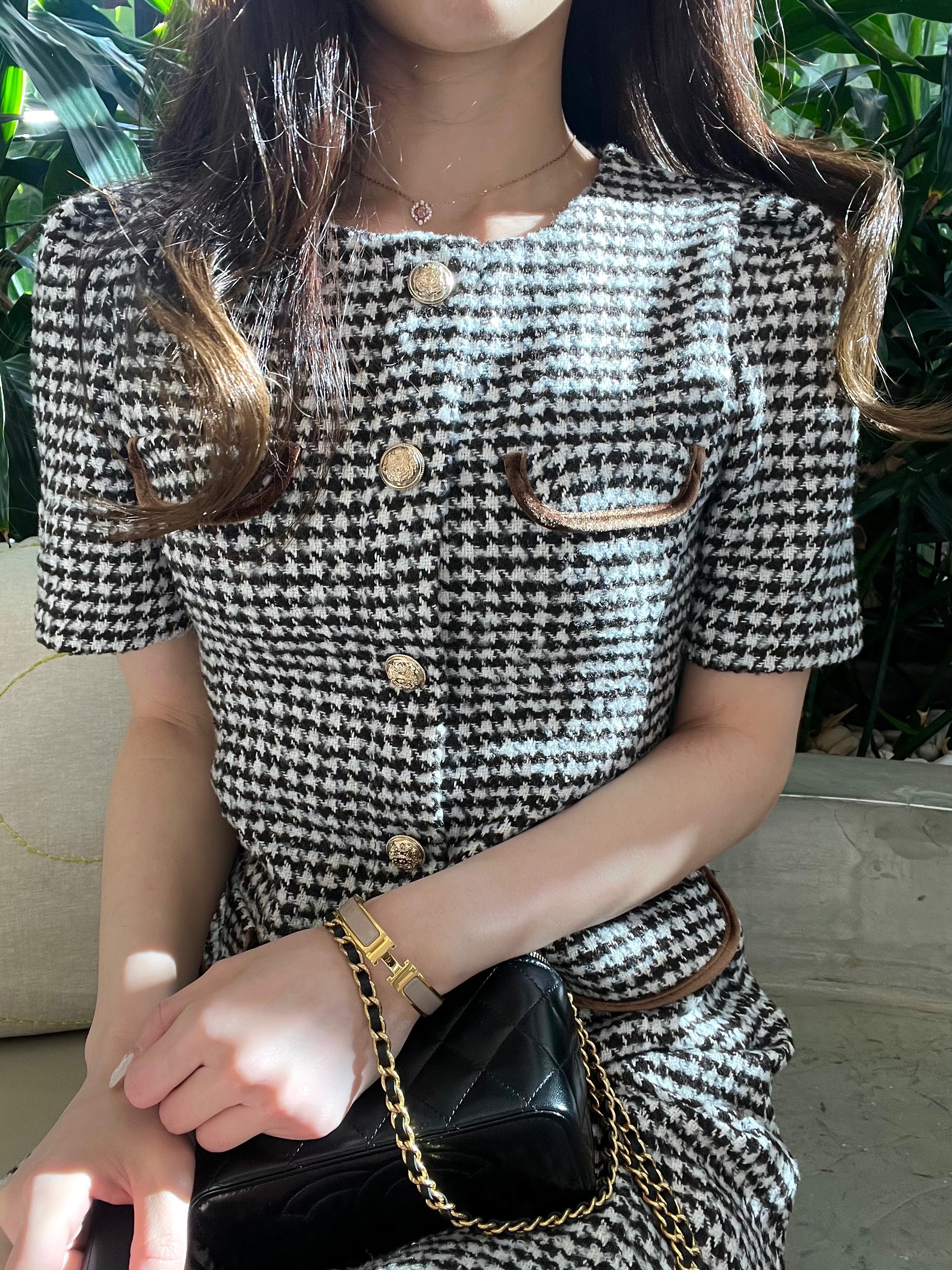 Angela Wool Tweed Dress