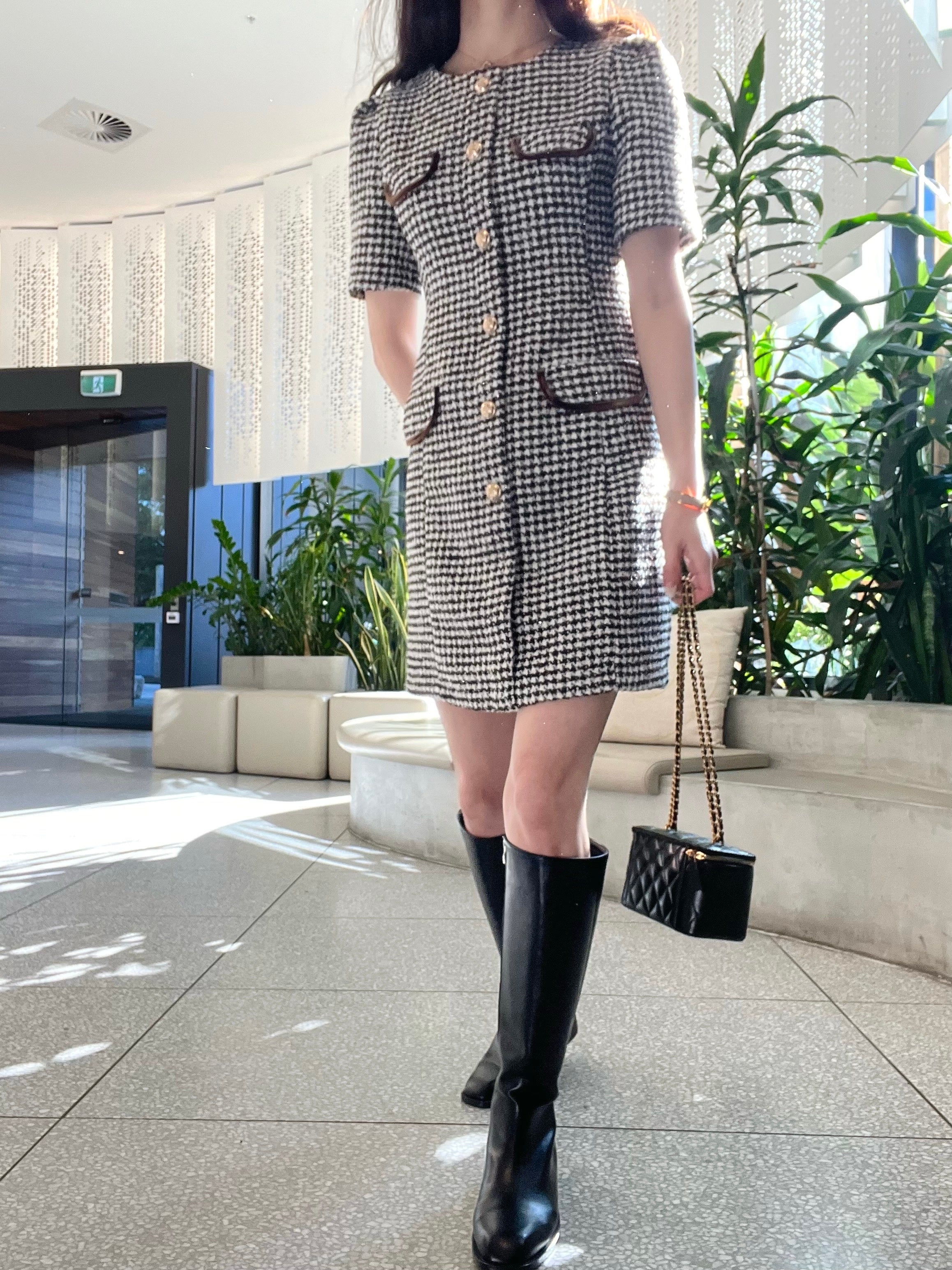 Angela Wool Tweed Dress