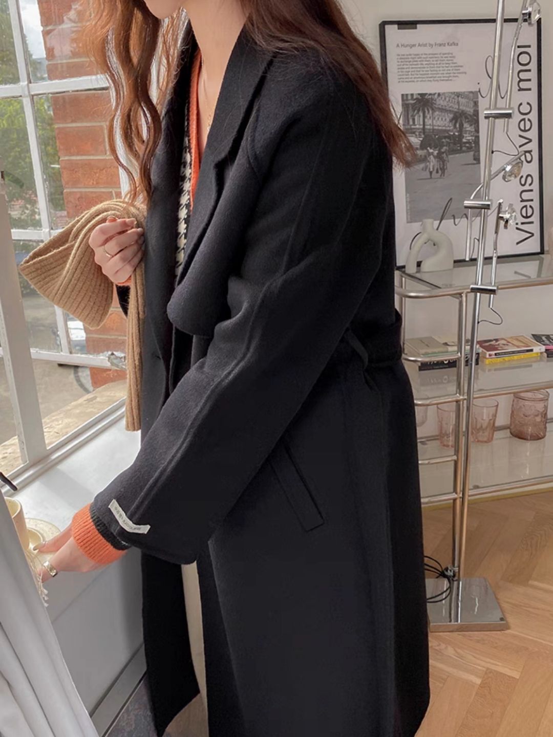 Parisian 100% Wool Trench Coat