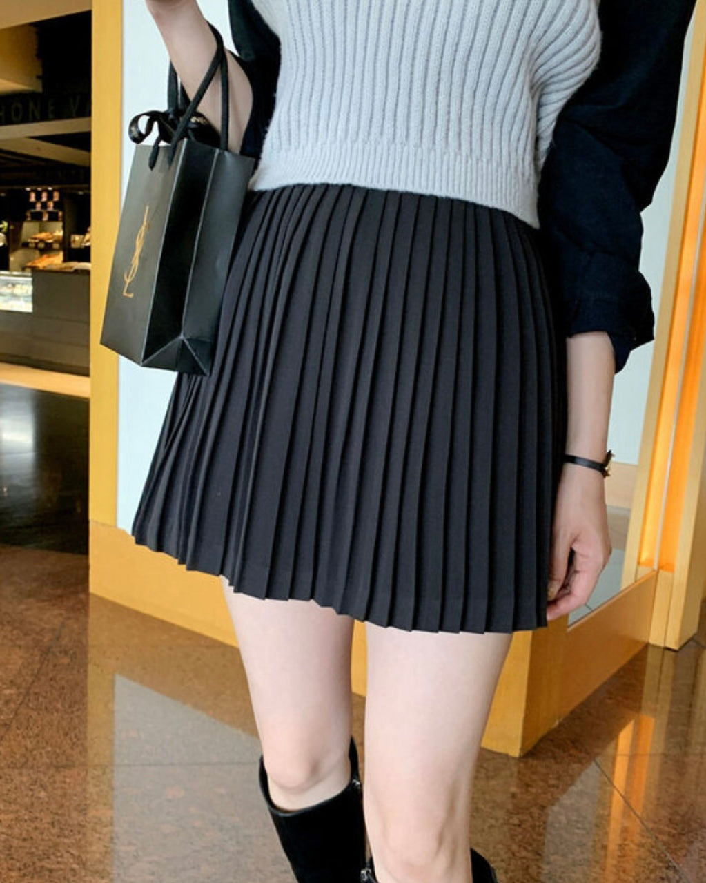Mini Pleats Skirt